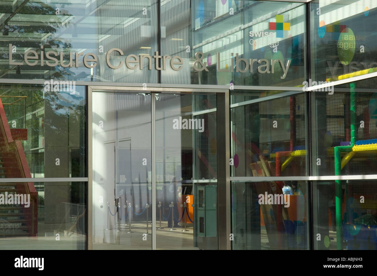 The Swiss Cottage Leisure Centre And Library London Uk Stock