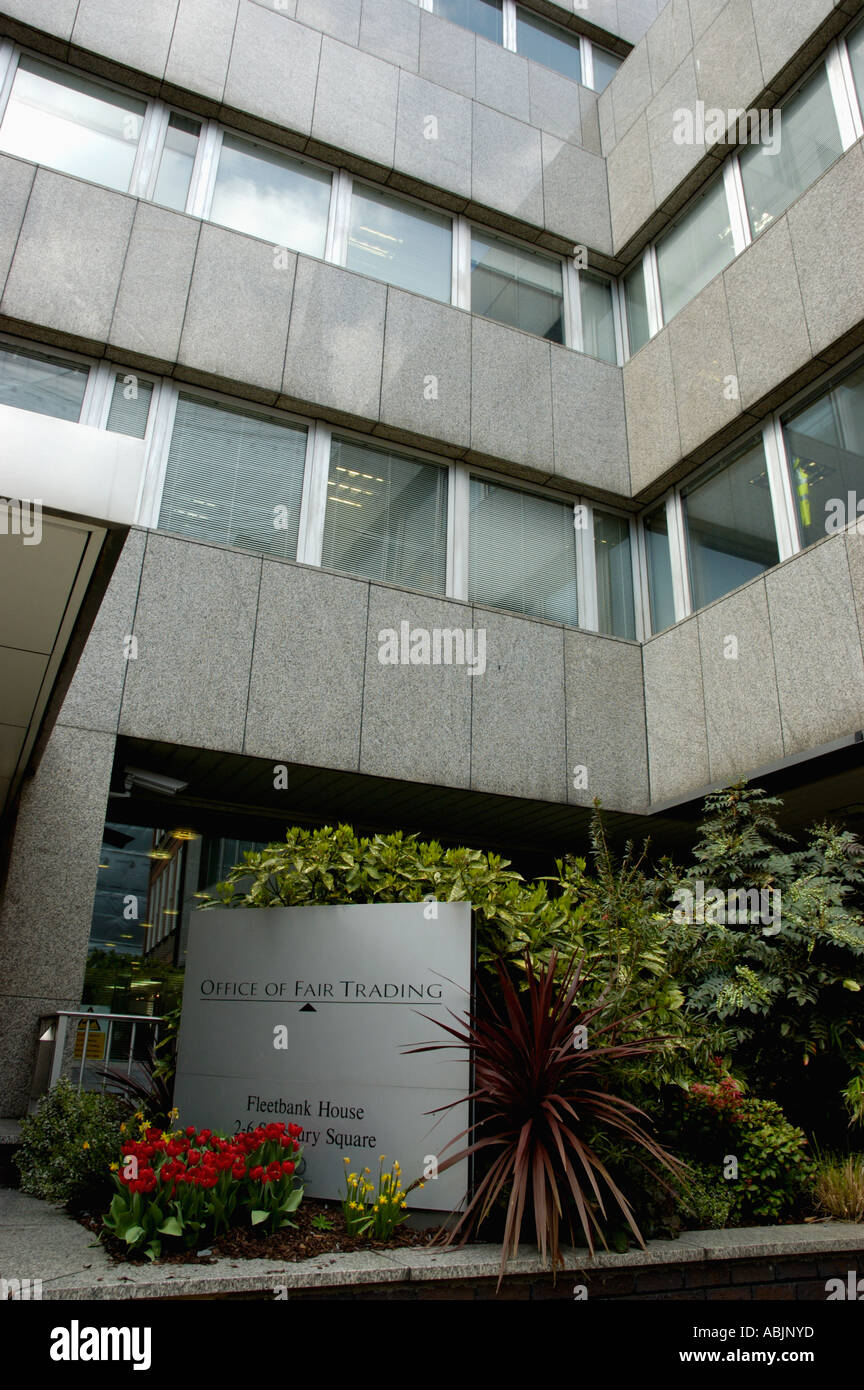 Office Of Fair Trading Stock Photo Alamy