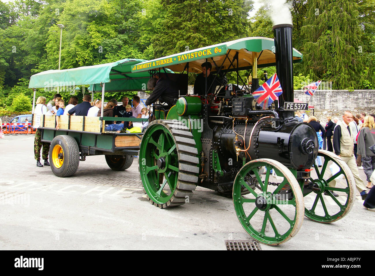 Tavistock Steam Fair in Devon England, Robey Trust Engines on display