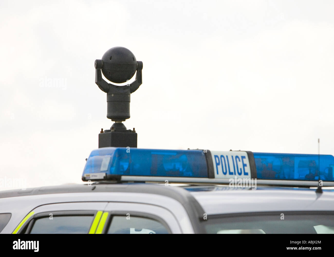 A CCTV camera mounted on a police car Stock Photo - Alamy
