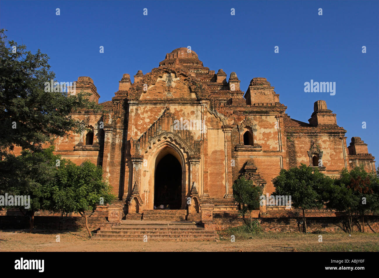 Myanmar Bagan Old Bagan Dhammayangyi Phato built by King Narathu in 1167 Stock Photo