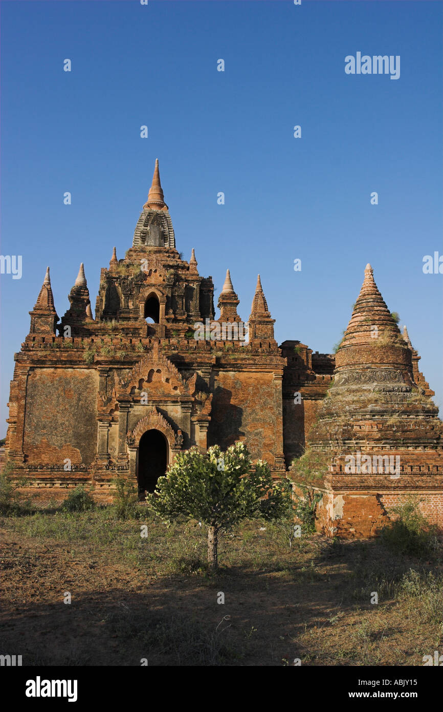 Myanmar Bagan Old Bagan Temple near Dhammayangyi Phato  Stock Photo