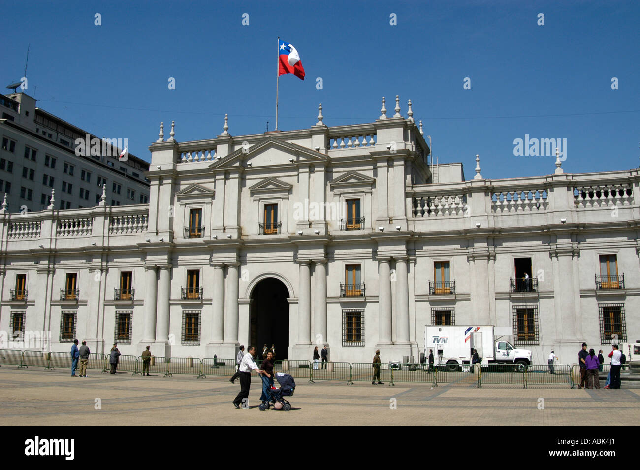 The Moneda Palace, Santiago de Chile, Chile Stock Photo - Alamy