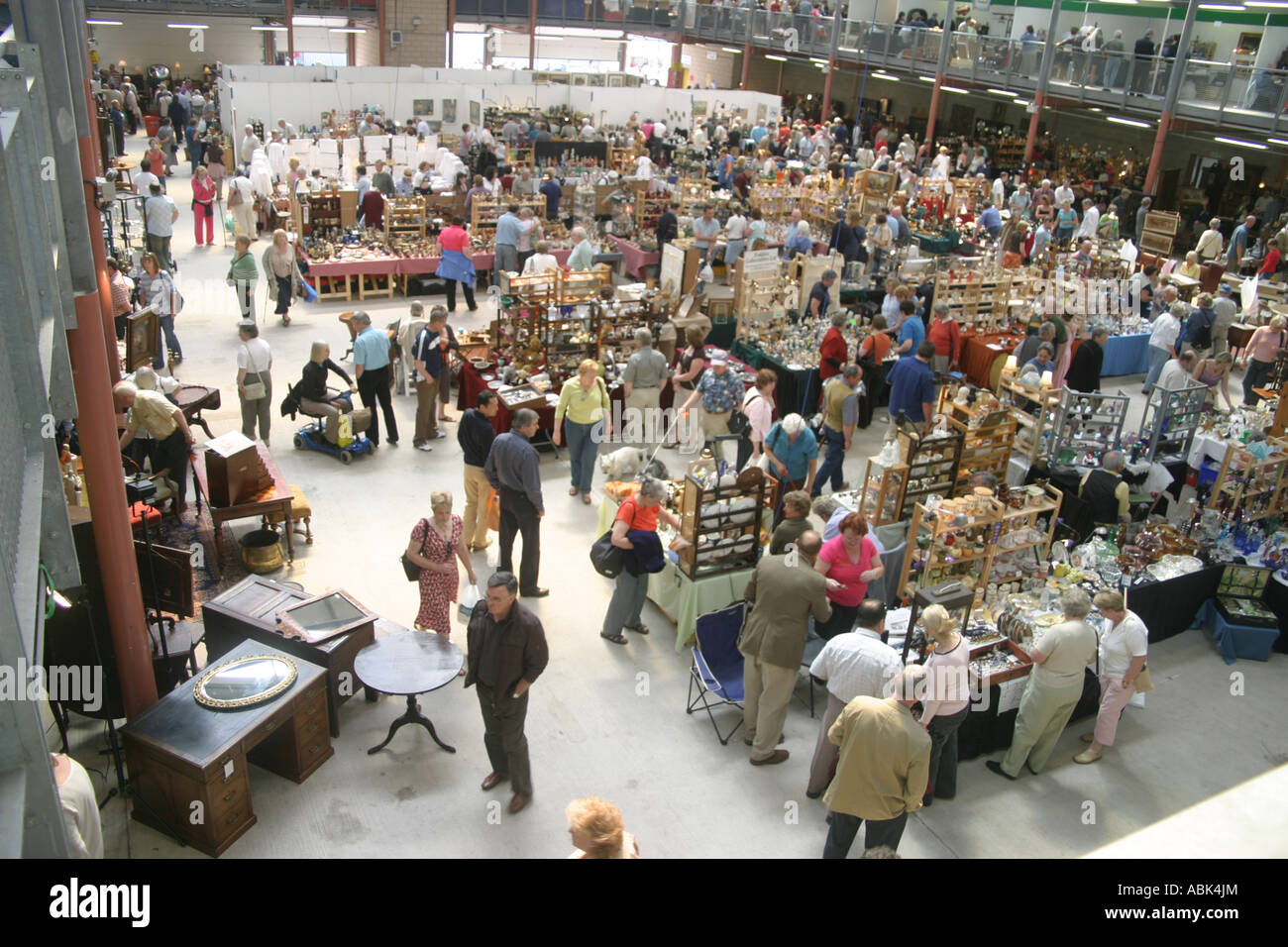 Antique Fair Builth Wells Showground Stock Photo Alamy
