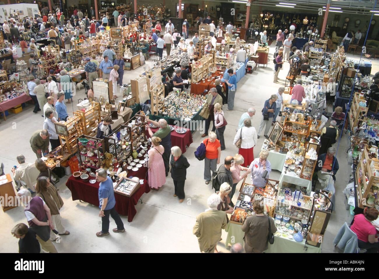 Antique Fair Builth Wells Showground Stock Photo Alamy