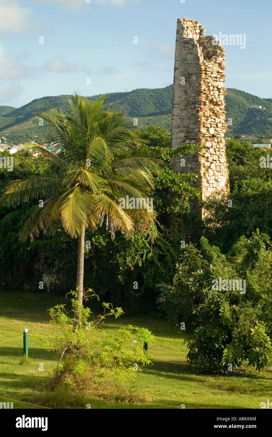 Chimney and Tropical Gardens, Estate Little Princess, Christiansted, St