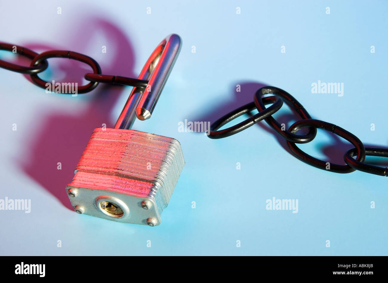 Insecure broken lock hi-res stock photography and images - Alamy