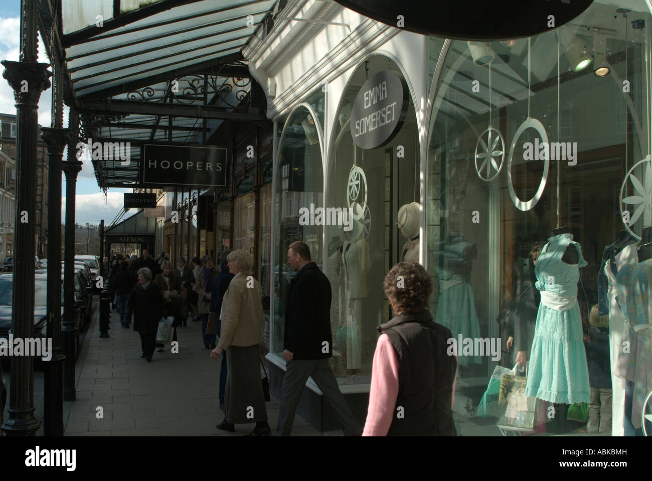 Harrogate the Westminster arcade a series of covered shopping areas in