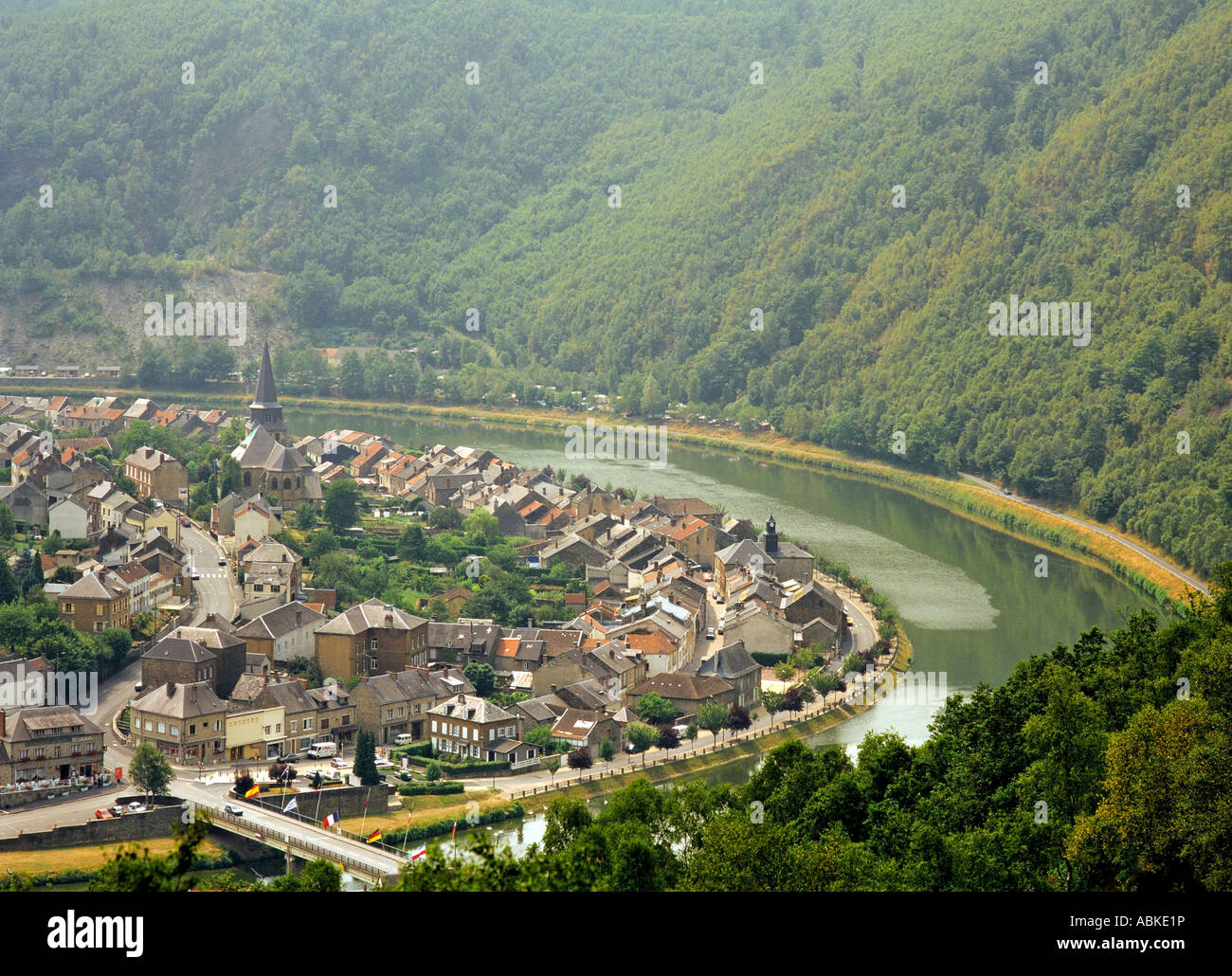 river meuse montherme ardennes champagnes ardennes france europe Stock Photo