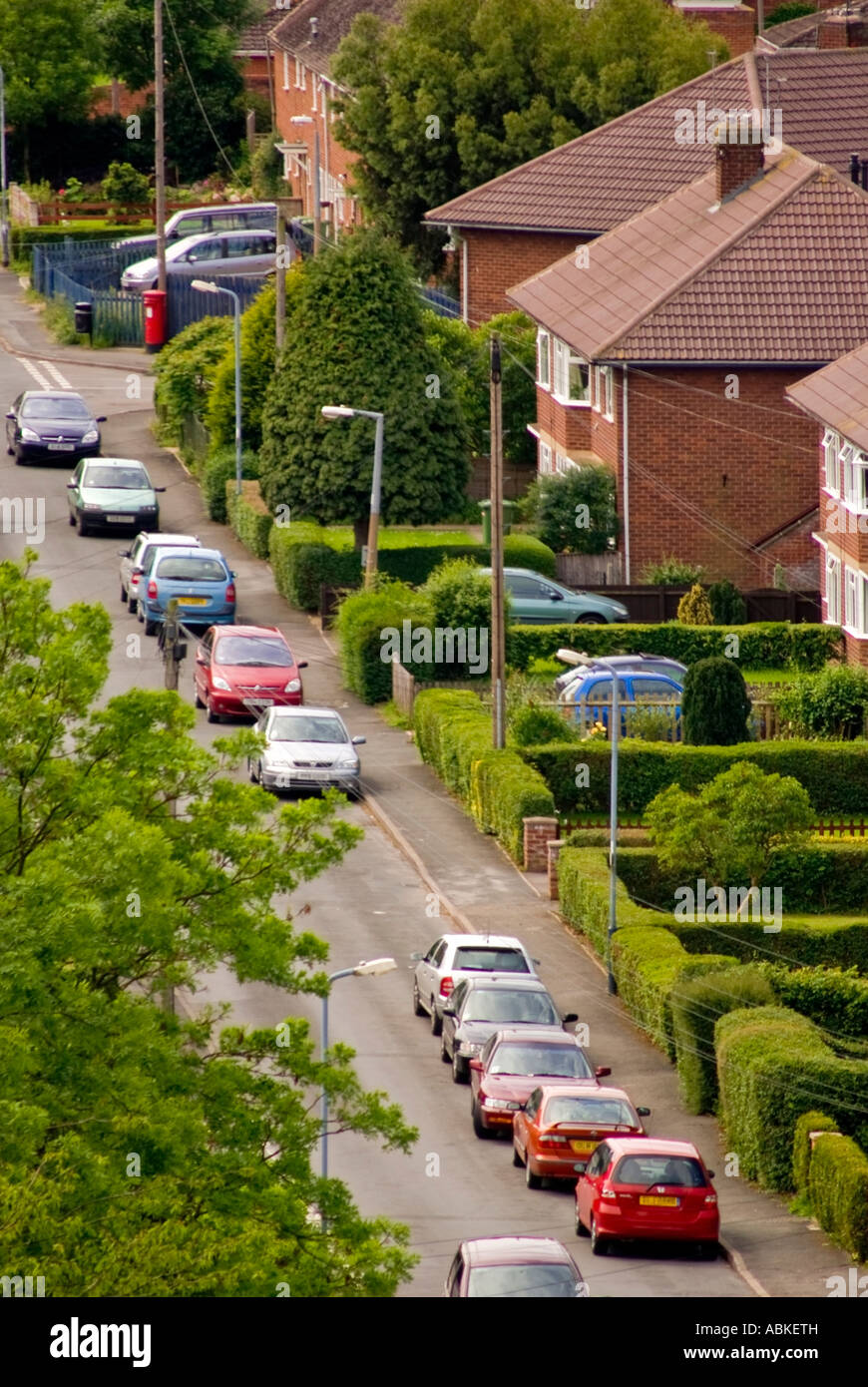 england midlands warwickshire housing estate henley in arden Stock