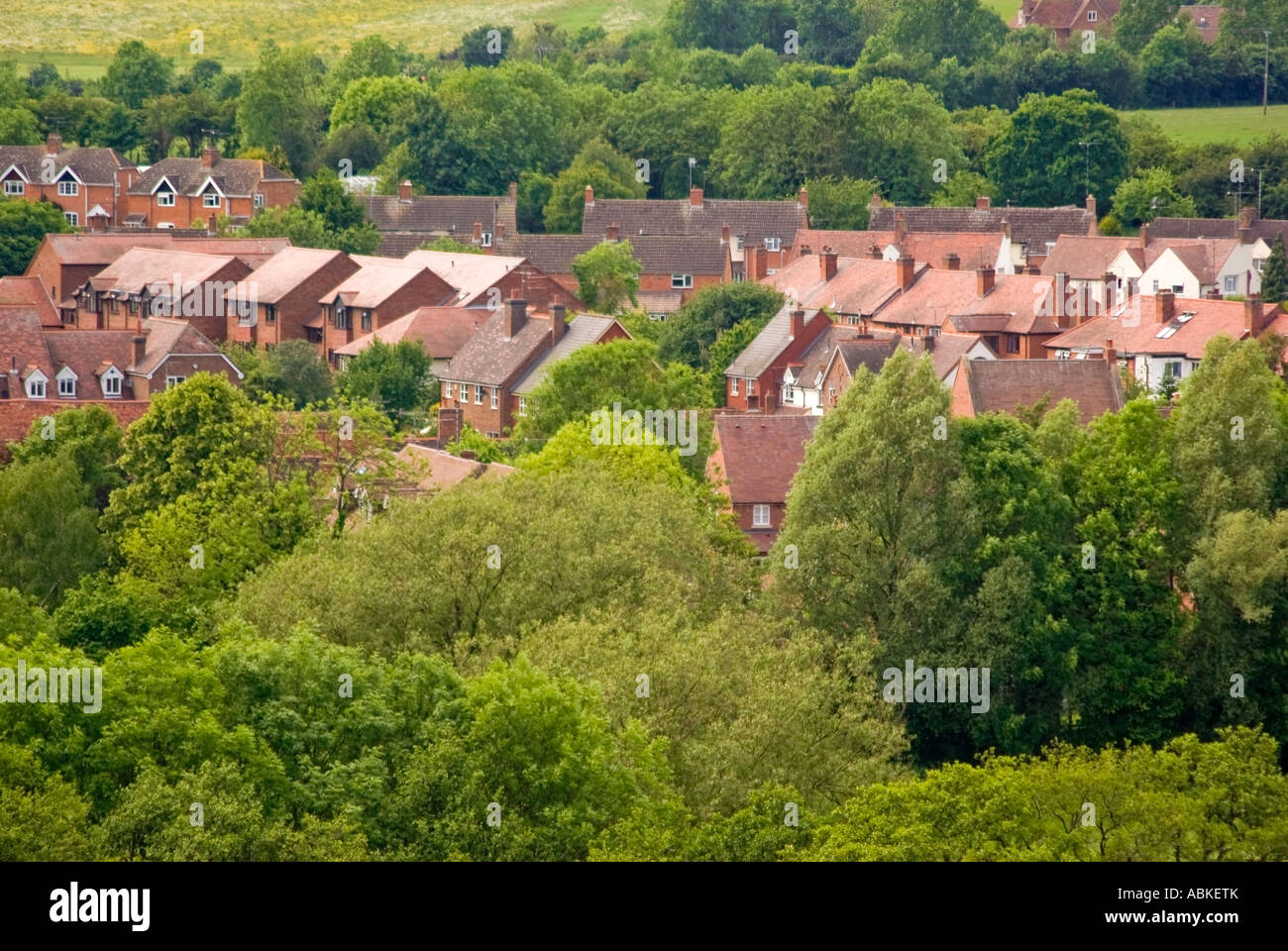 england midlands warwickshire housing estate henley in arden Stock