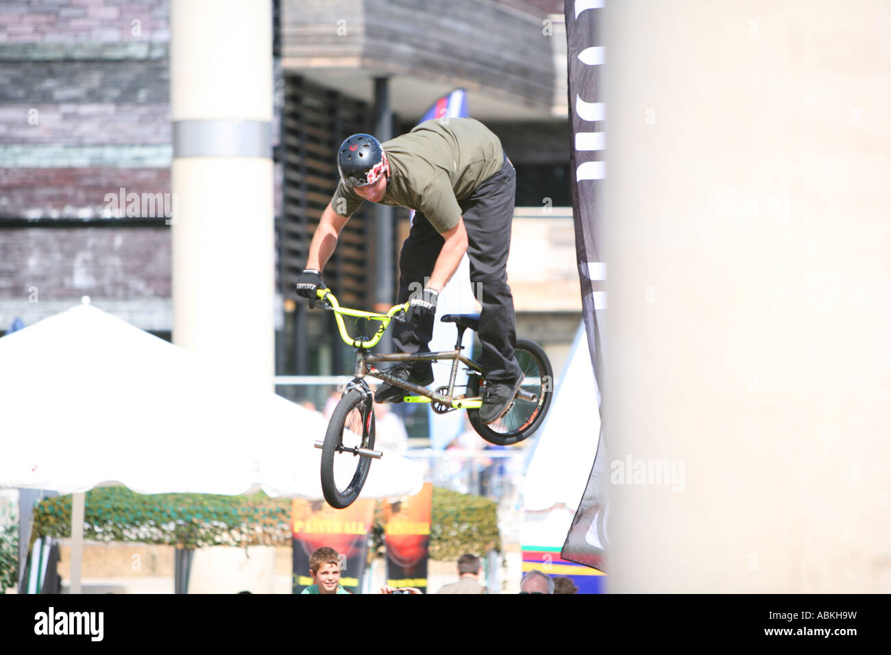 The Animal Mountain Biking Demo team bmx action Stock Photo - Alamy