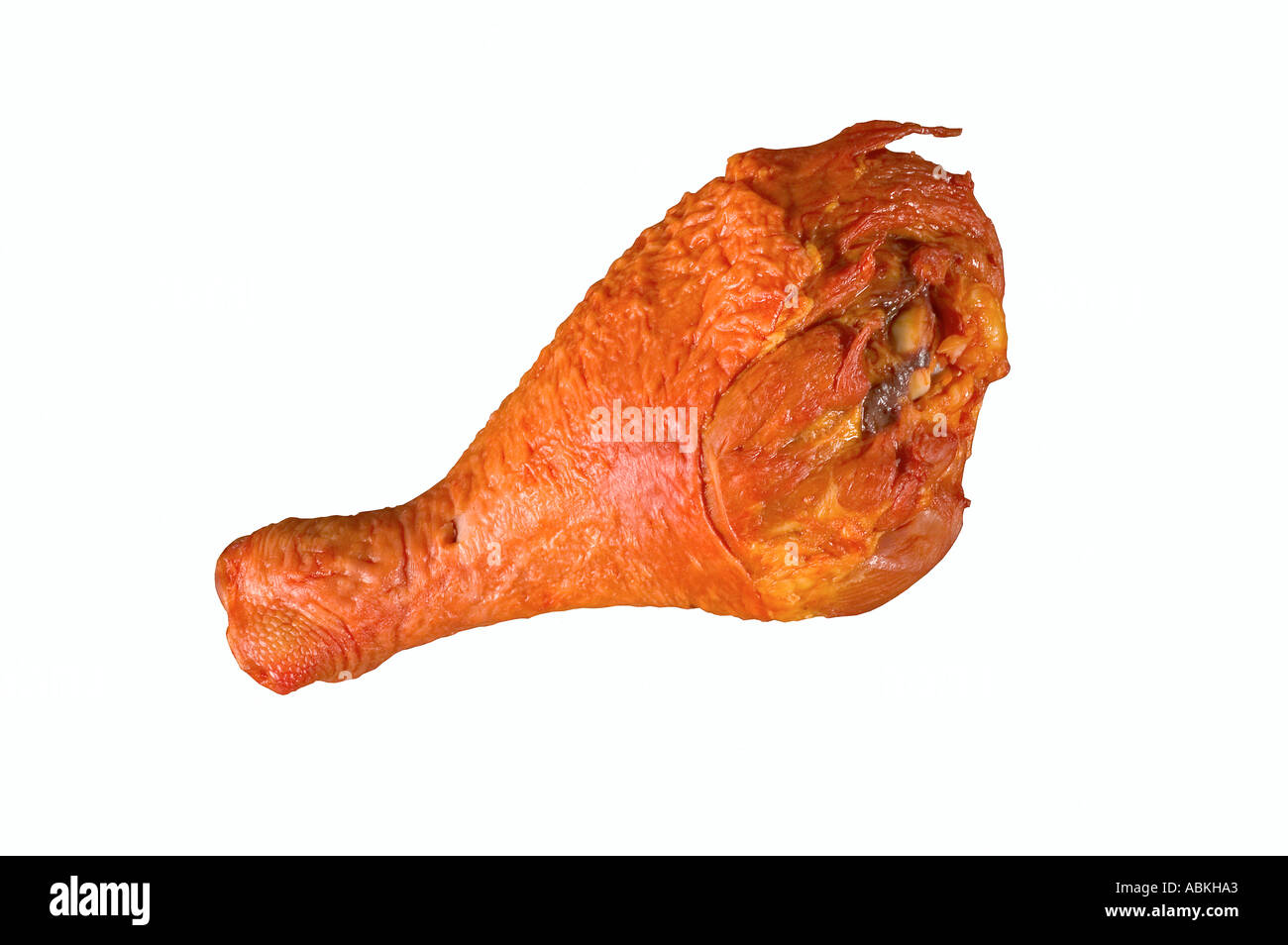 dollop thigh hip close up of a piece of turkey meat traditional food meat eat cooking industry and bad for you banger bangers ba Stock Photo