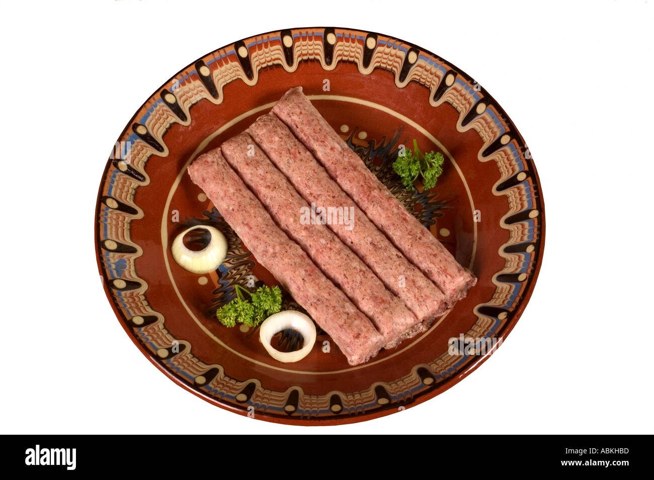 kebab minced mean mince forcemeat raw pork traditional plate food meat