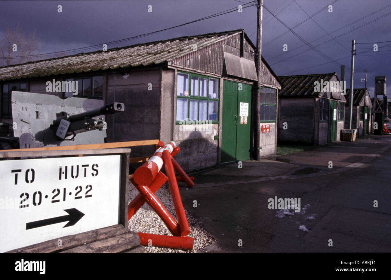 Prisoner of war hut from World War II at Eden Camp Malton North Yorkshire UK Stock Photo