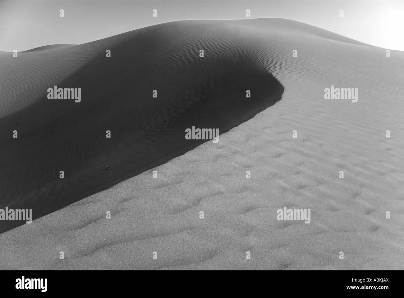 Ron Hayes Dubai Desert Sand Dunes Monotone Stock Photo Alamy