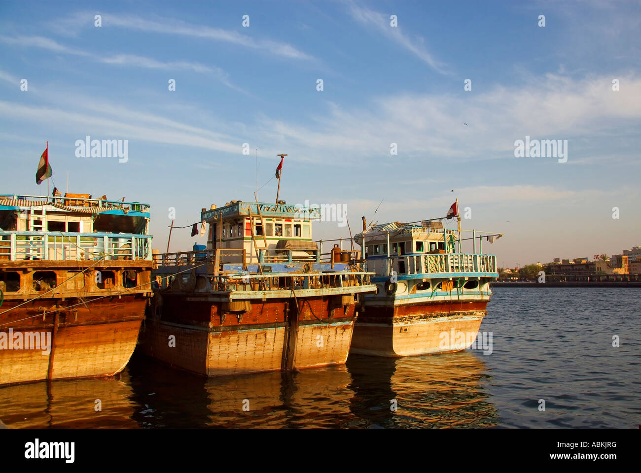 Dubai Cargo Ships Stock Photo Alamy