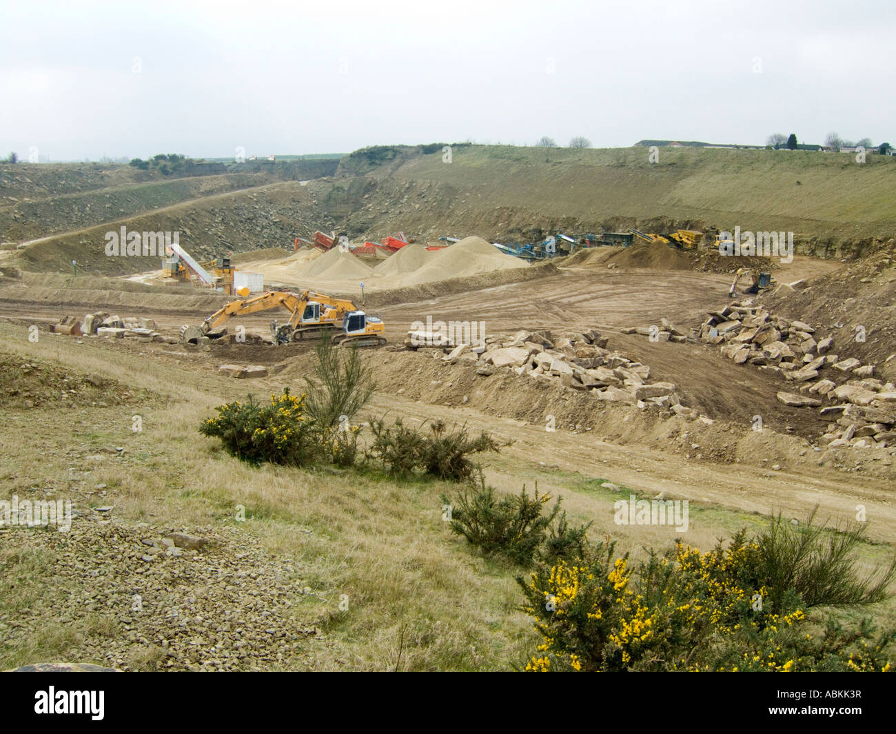 Crossland Moor quarry Huddersfield West Yorkshire Stock Photo Alamy