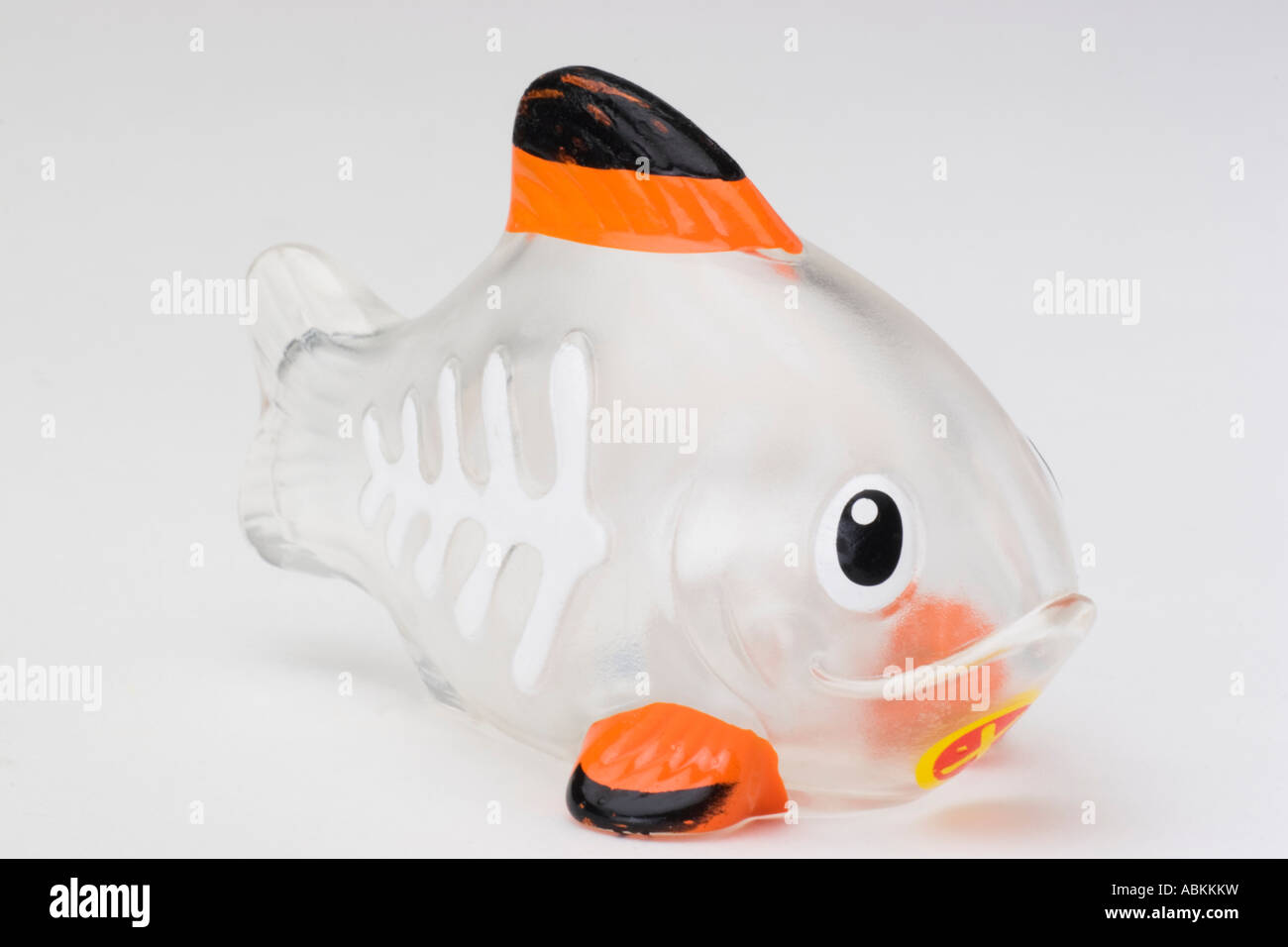 Fisher Price Toy Little People Alphabet Zoo Clear X Ray Fish Stock Photo