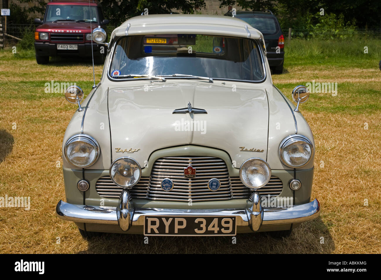 Wiltshire Steam Vintage Rally 2007 Ford Counsul Zophyr Stock Photo