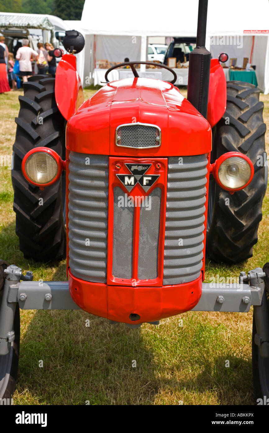 Wiltshire Steam Vintage Rally 2007 Massey Ferguson Tractors Stock Photo