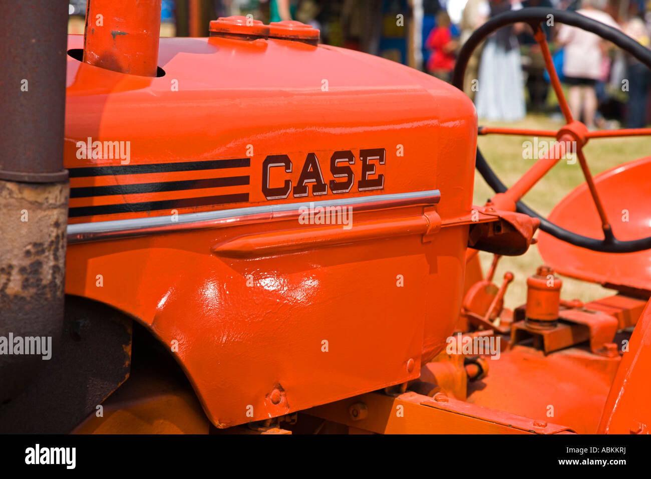 Wiltshire Steam Vintage Rally 2007 Case Tractor badge Stock Photo Alamy