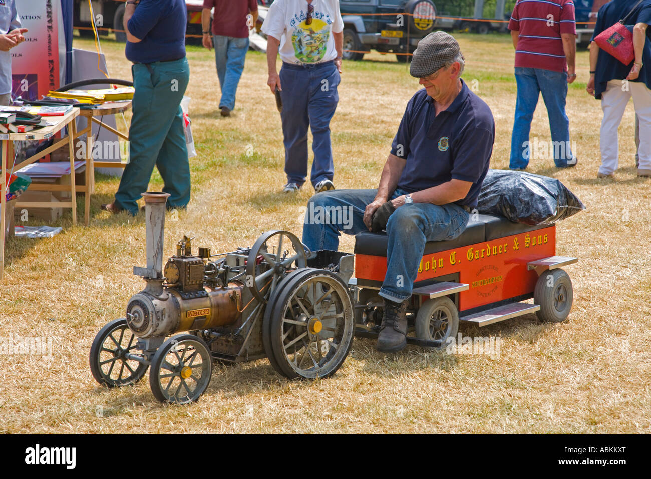 Wiltshire Steam Vintage Rally 2007 3 Burrell argricultural engine Victoria Stock Photo