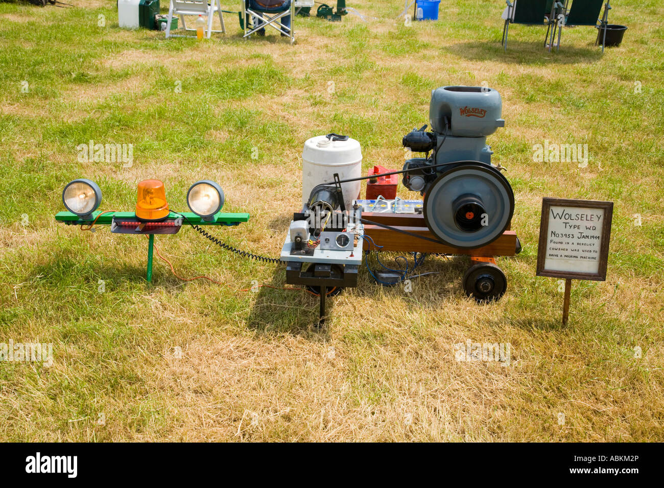 Wiltshire Steam Vintage Rally 2007 Wolseley WD2 1944 Stock Photo