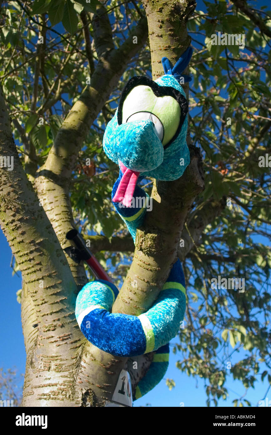 Thornton Hough scarecrow festival Wirral UK June 2005 Stock Photo - Alamy