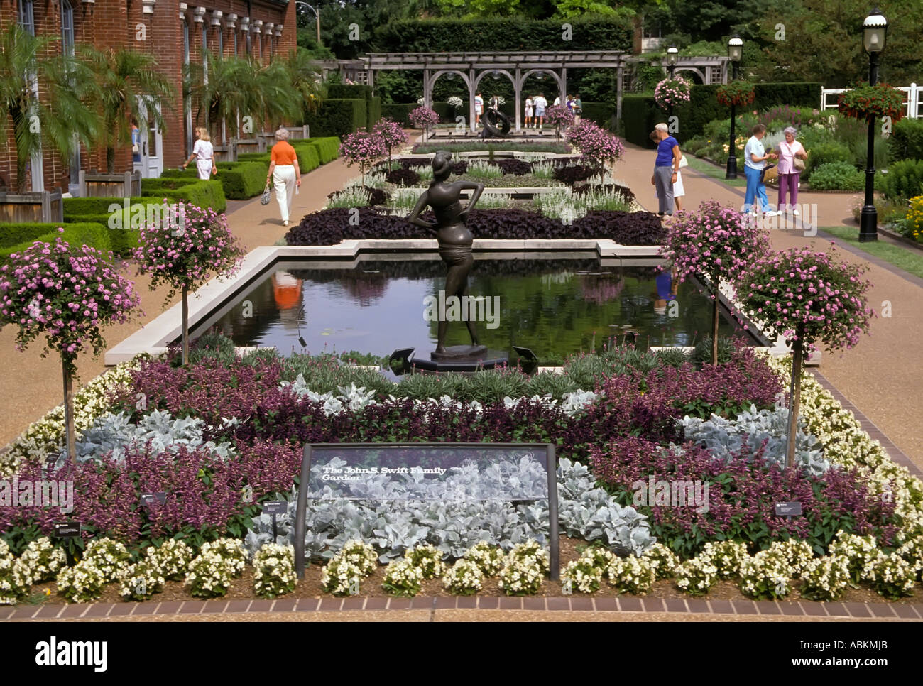 St Louis Missouri MO Botanical Gardens Stock Photo