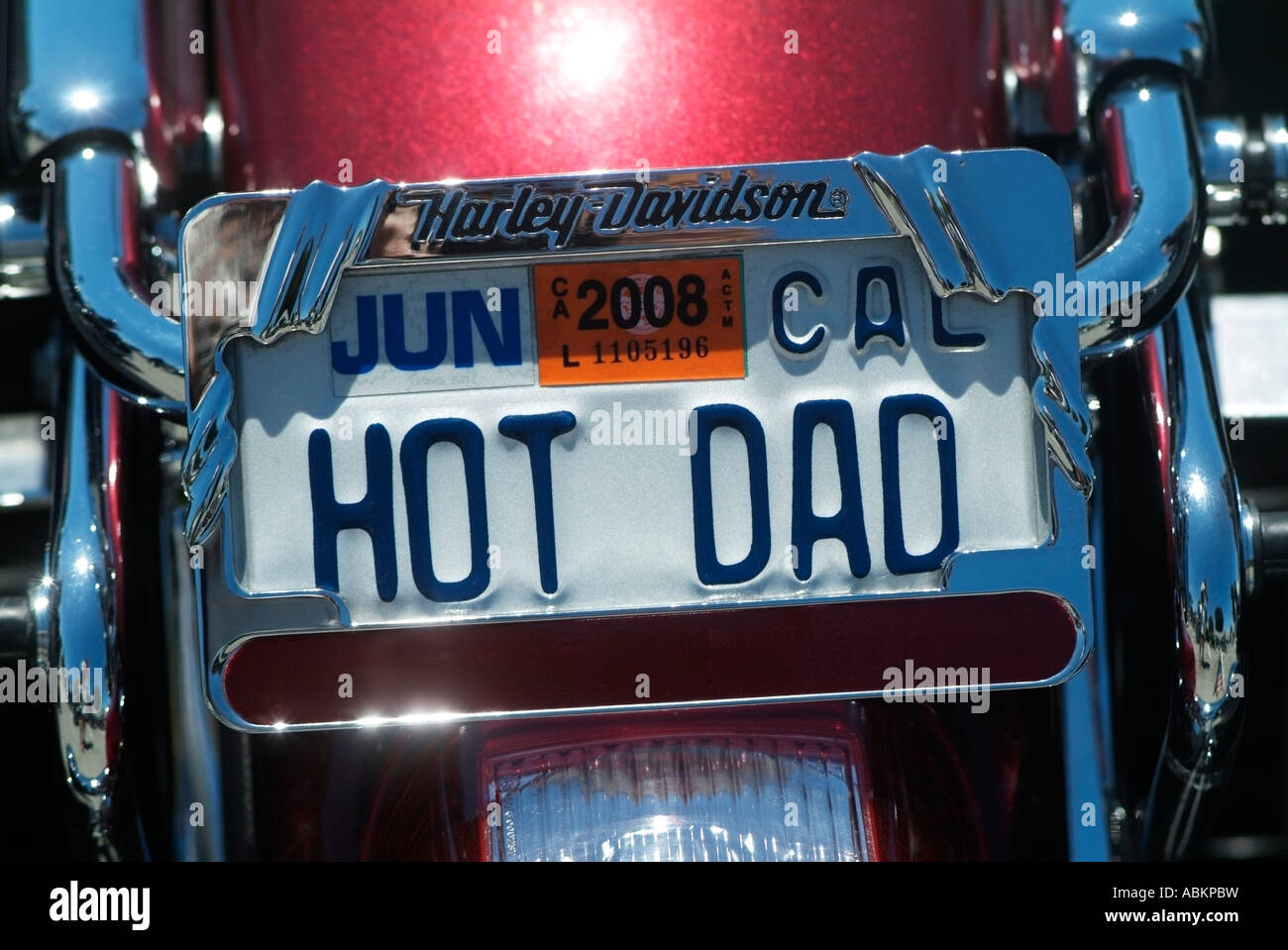 personalized harley davidson license plates