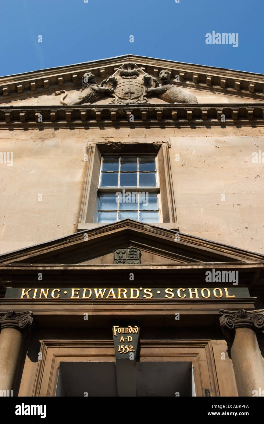 Former King Edwards School Bath stands empty subject to hotel restaurant development plan Stock Photo