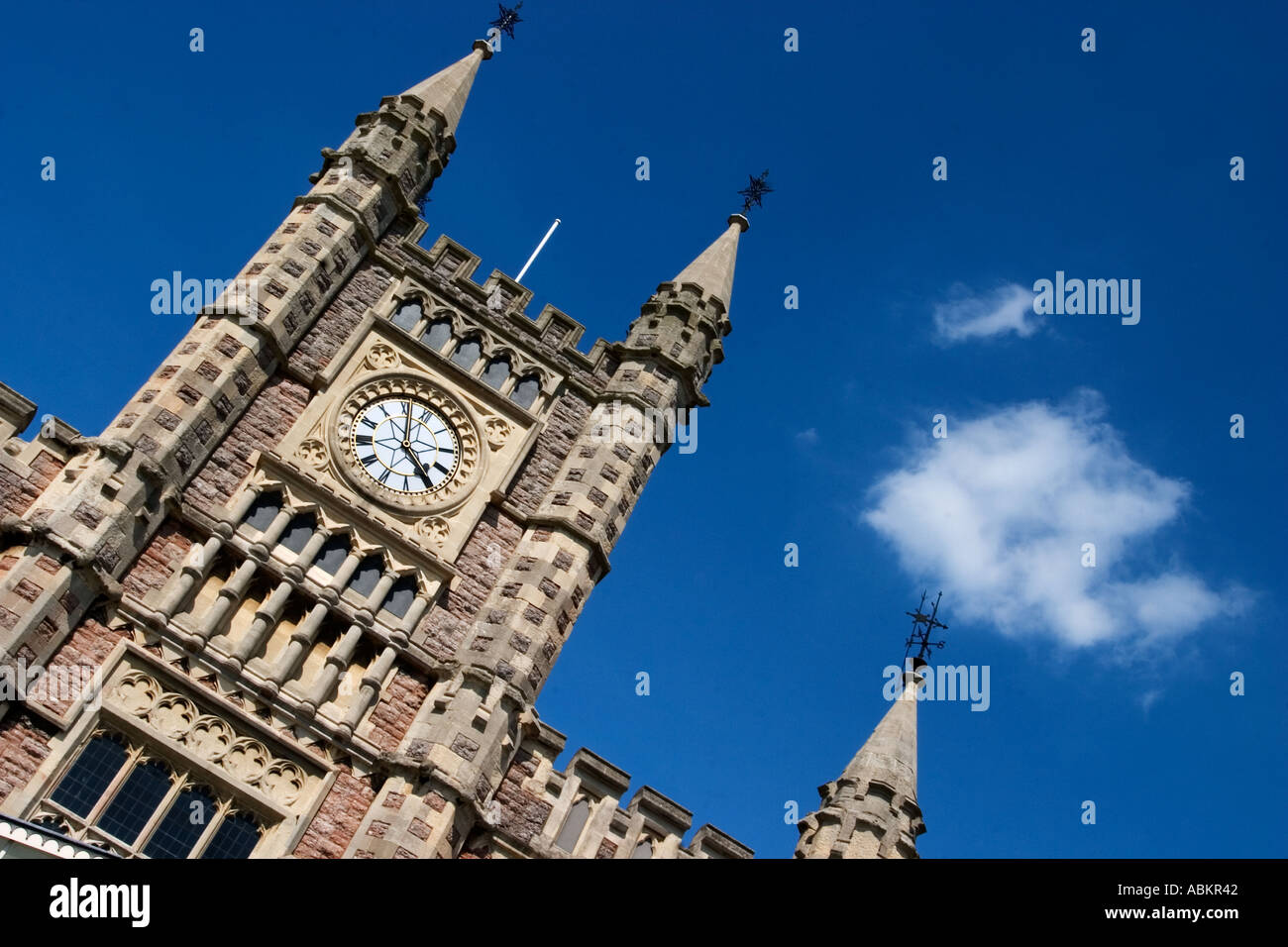 Clock Tower Over The Main Entrance to Temple Meads Railway Station in