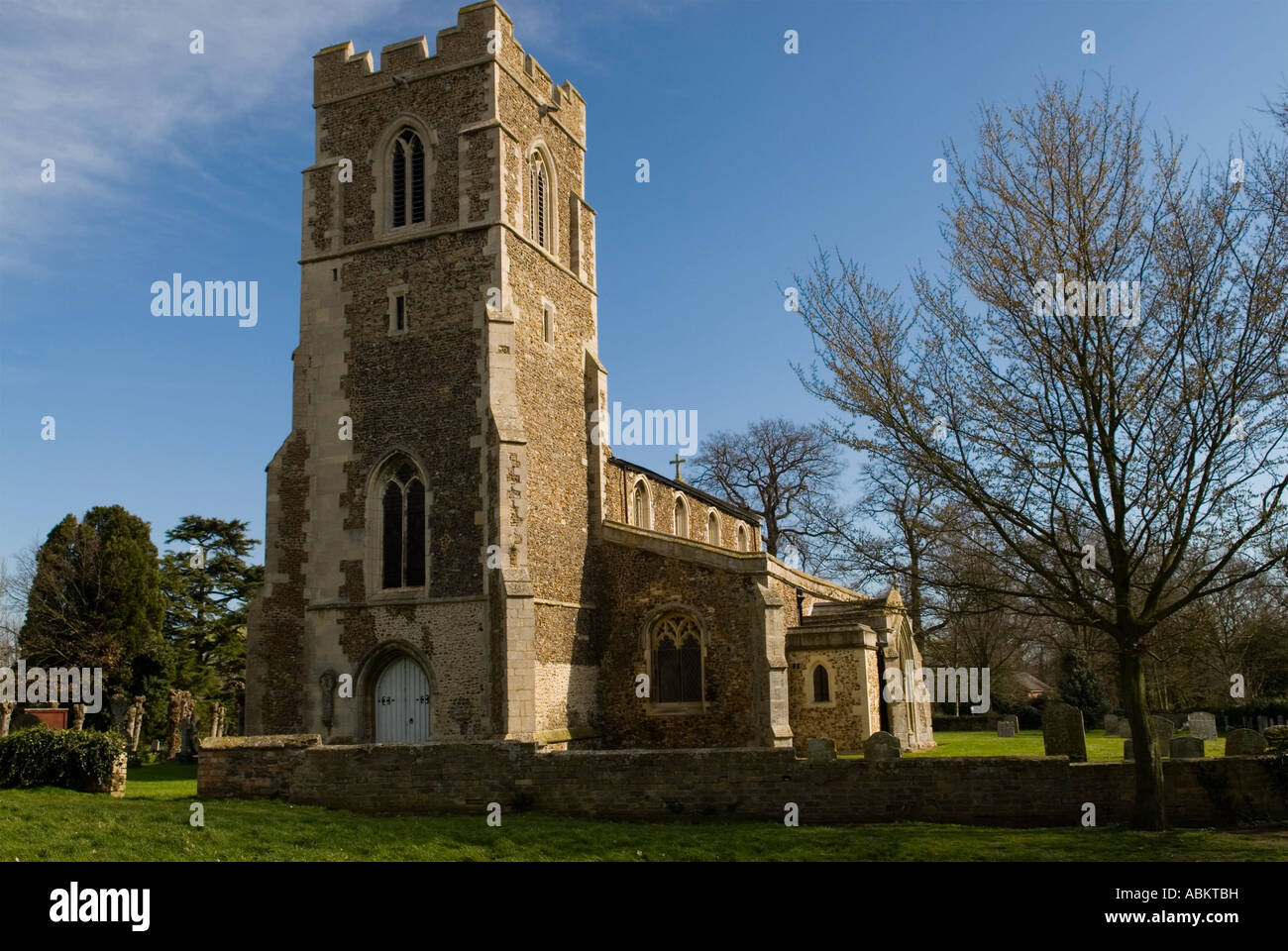 St Mary Magdalene Church Hilton Cambridgeshire UK Stock Photo - Alamy