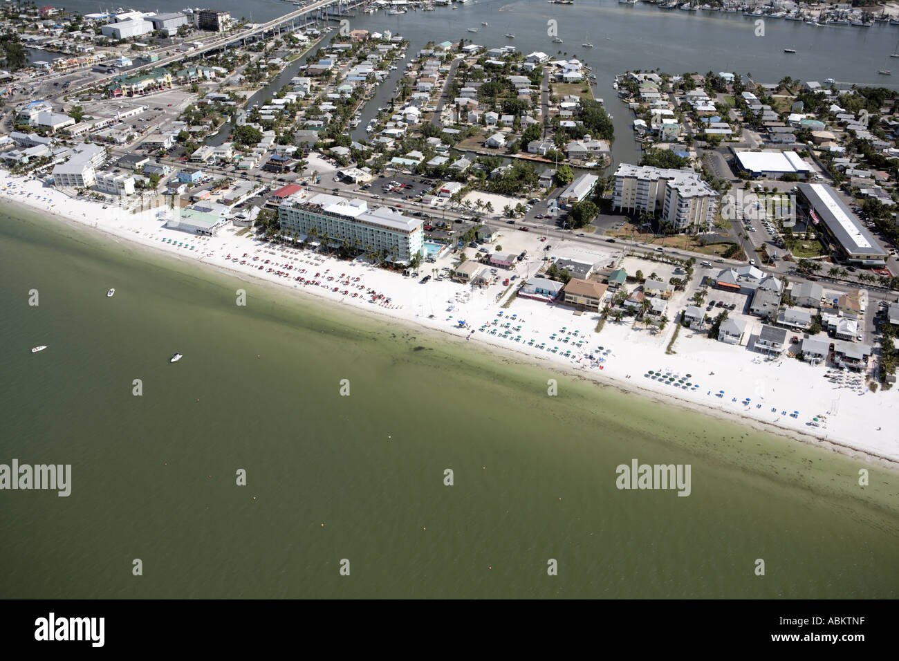 Fort Myers Beach Florida Aerial High Resolution Stock Photography and