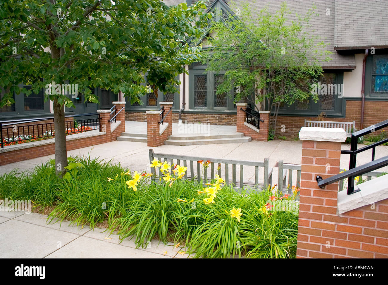 Patio of Olivet Congregational Church United Church of Christ UCC