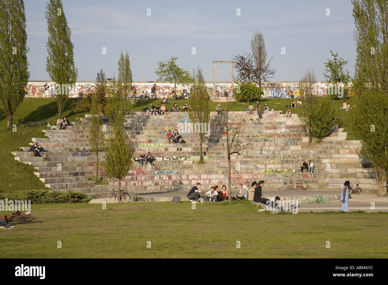 Mauerpark , Open Air Museum, Berlin Wall Museum, Germany Stock Photo