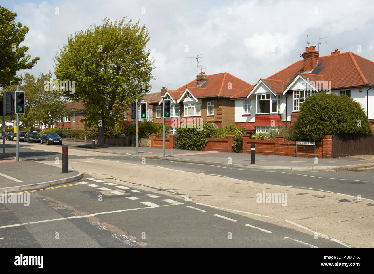 Church Road, Hove Stock Photo Alamy