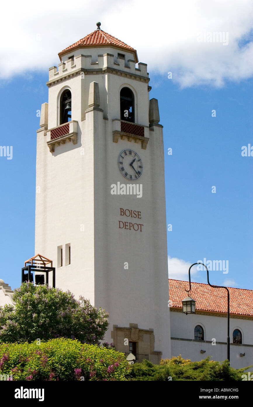 The Boise Depot in Boise Idaho Stock Photo Alamy