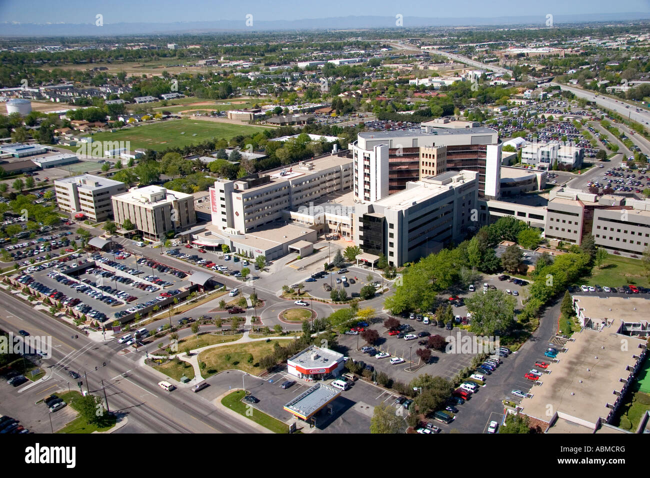 Aerial view of Saint Alphonsus Regional Medical Center in Boise Idaho