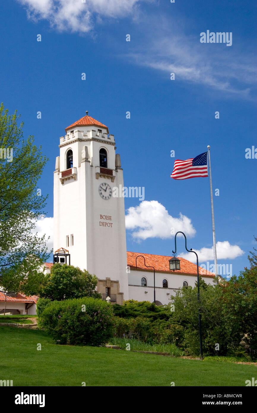 The Boise Depot in Boise Idaho Stock Photo Alamy