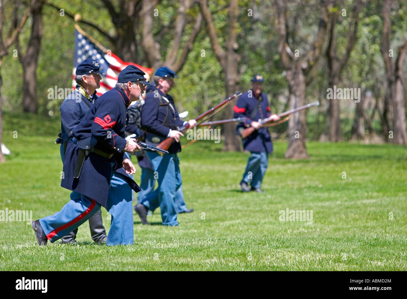 American civil war union uniform hires stock photography and images