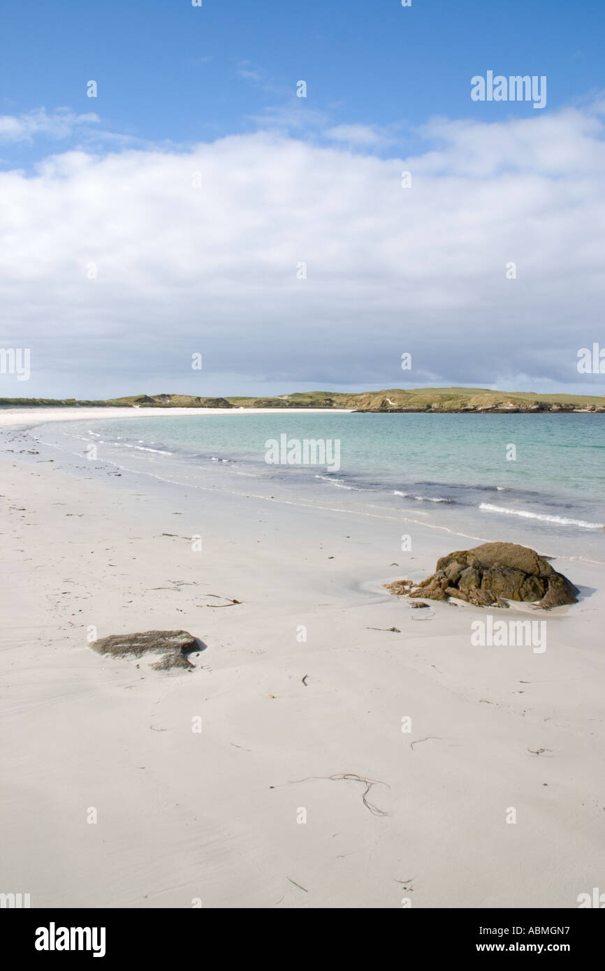 White sands of Dog's Bay Connemara Ireland Stock Photo