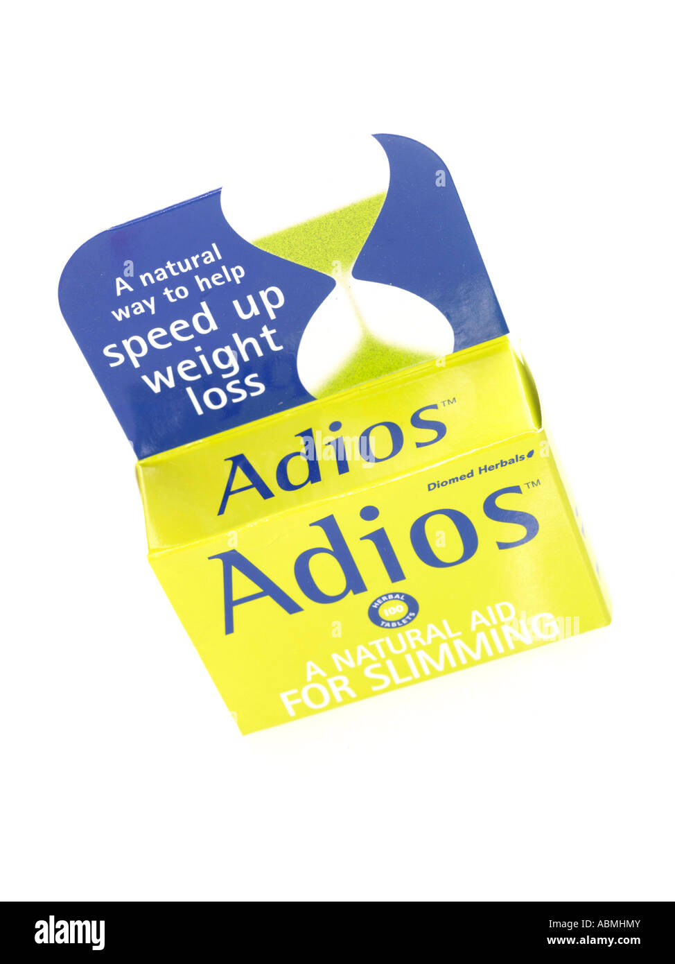 Slimming tablets adios weight pills hi-res stock photography and images -  Alamy