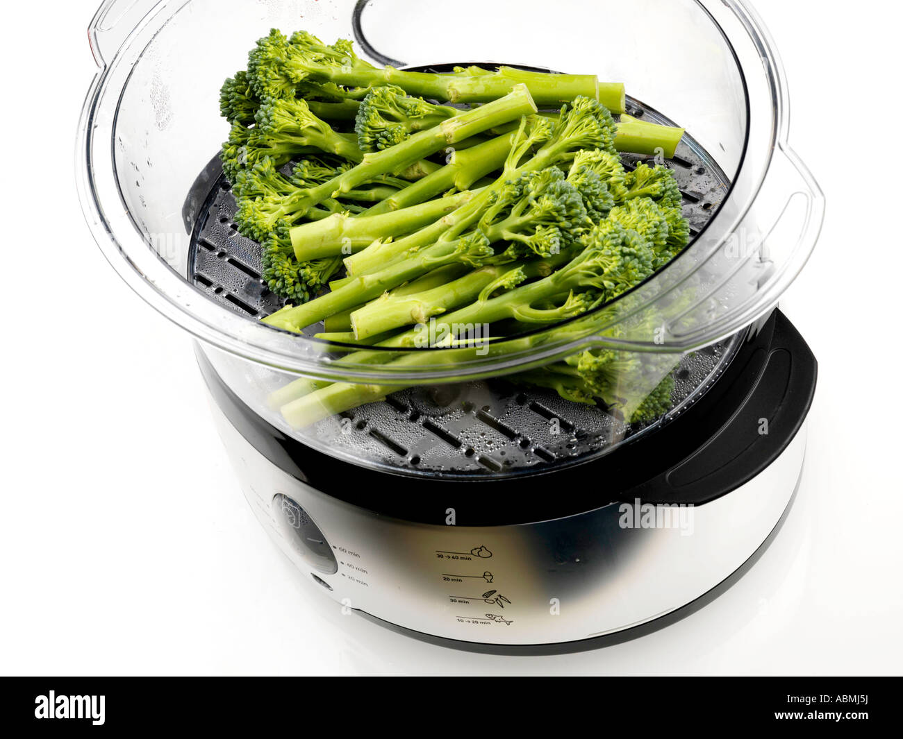 Steamed Tenderstem Broccoli Stock Photo Alamy