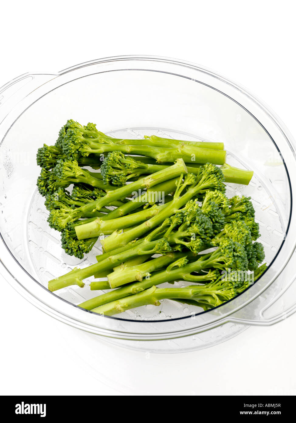 Steamed Tenderstem Broccoli Stock Photo Alamy