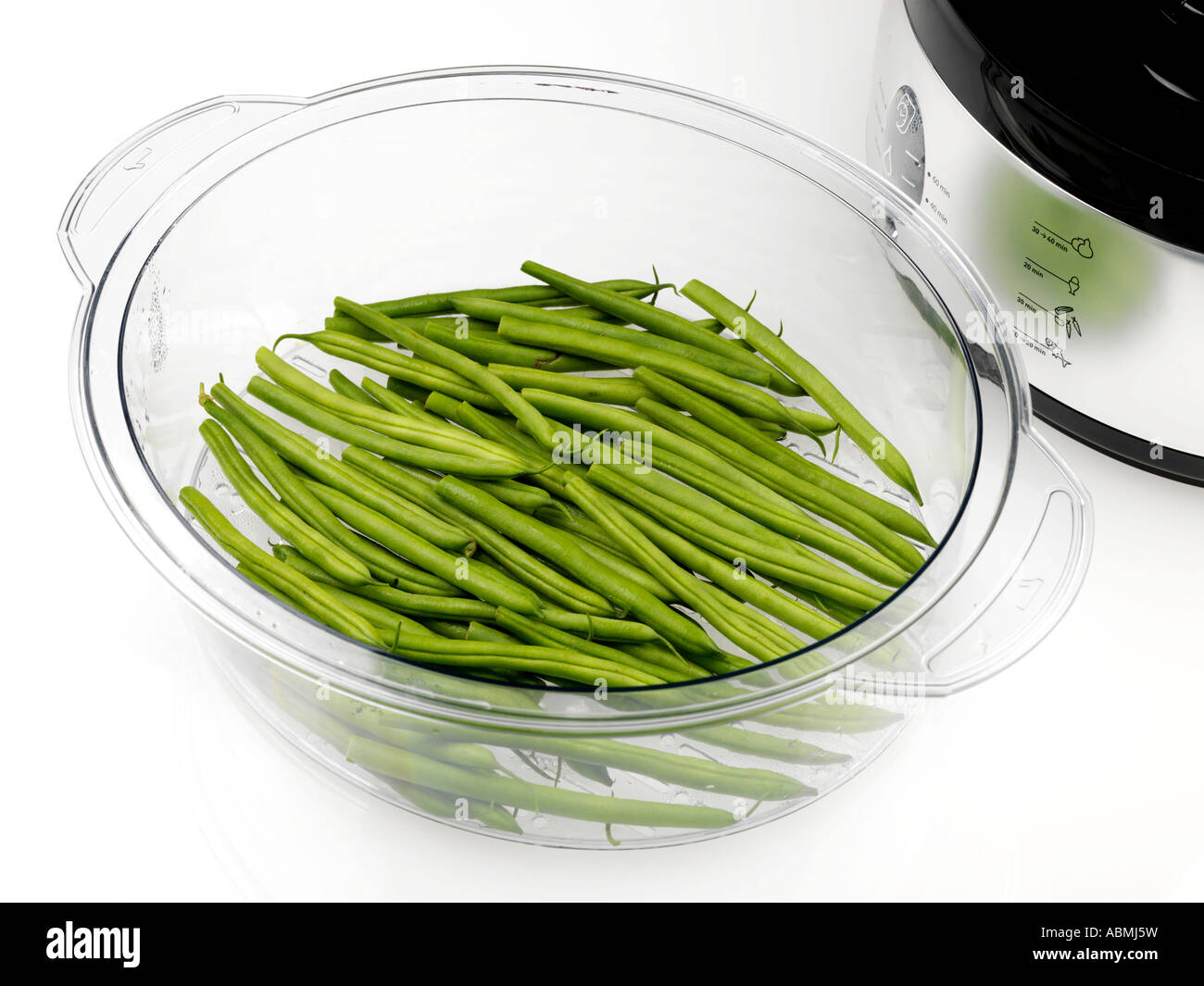 Steamed Green Beans Stock Photo Alamy