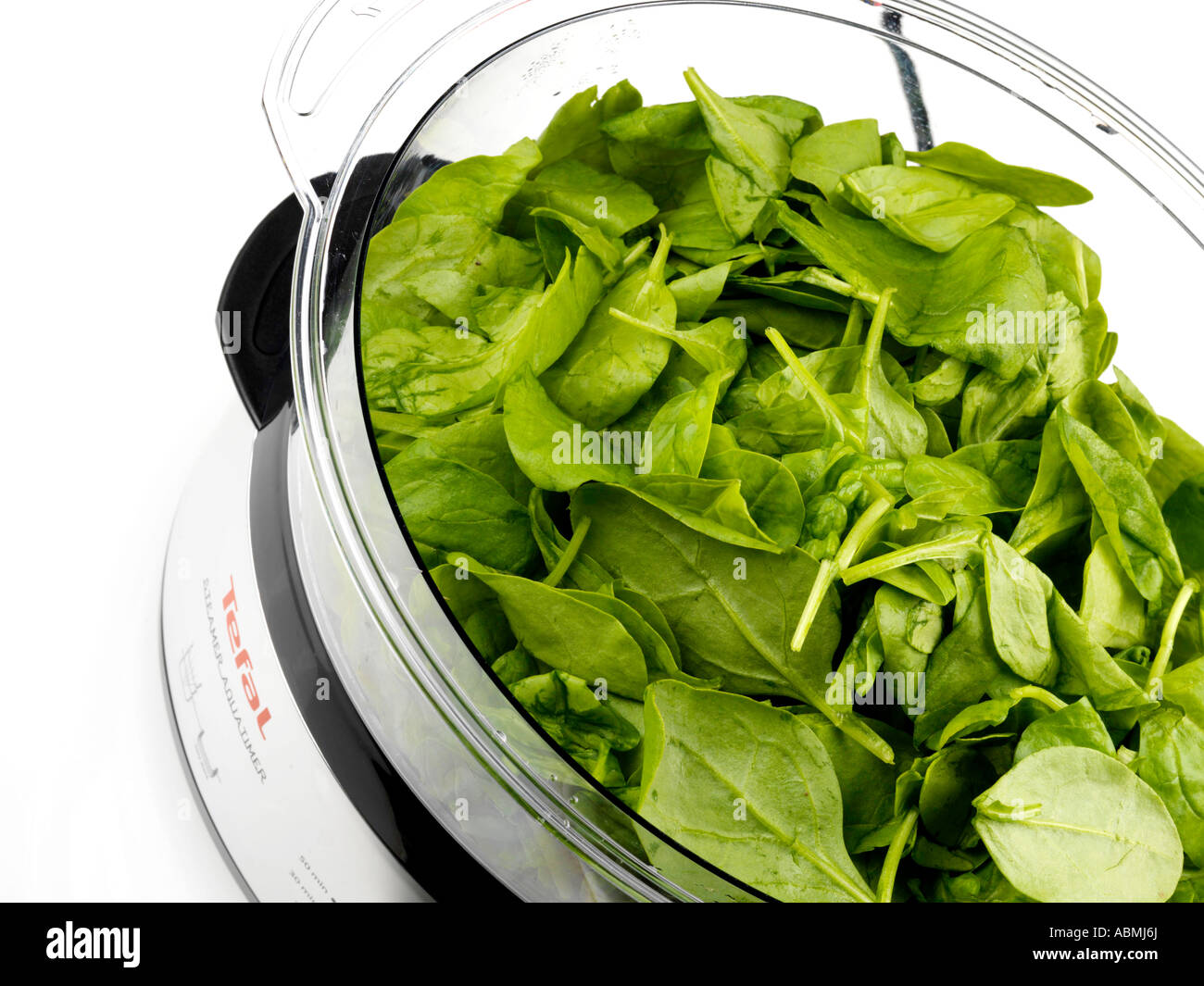 Steamed Spinach Stock Photo: 12926441 - Alamy