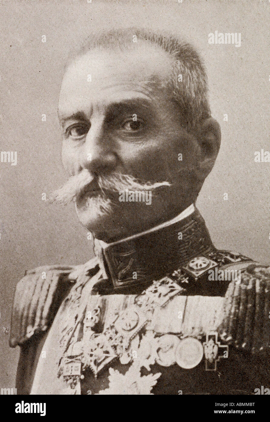 King Peter I of Yugoslavia 1844 to 1921 Stock Photo: 12927179 - Alamy