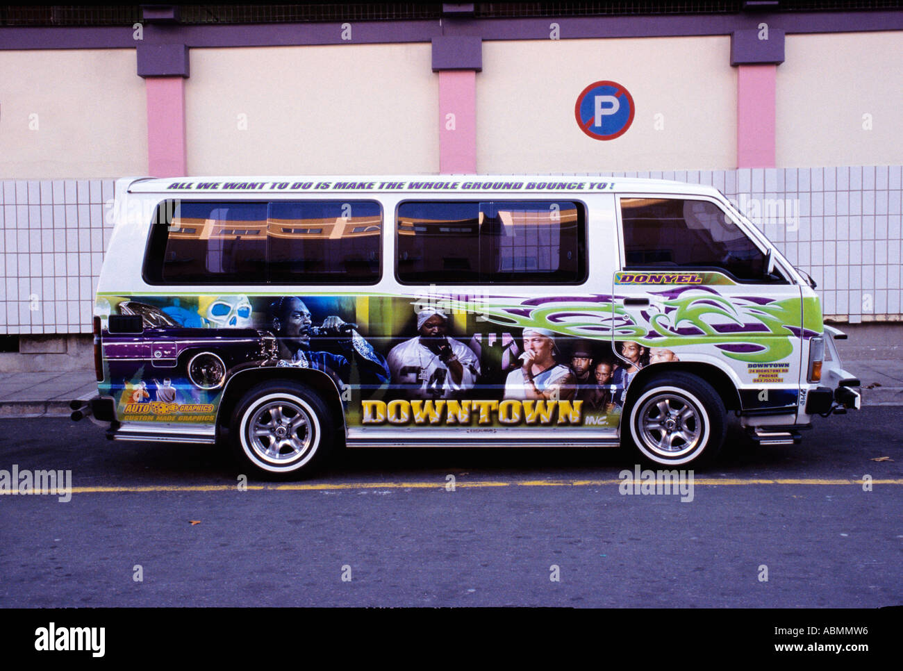 Minibus taxi Stock Photo